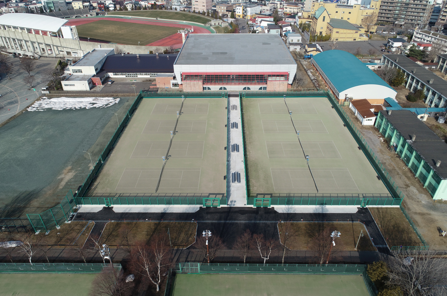 2021千代台公園庭球場増設工事