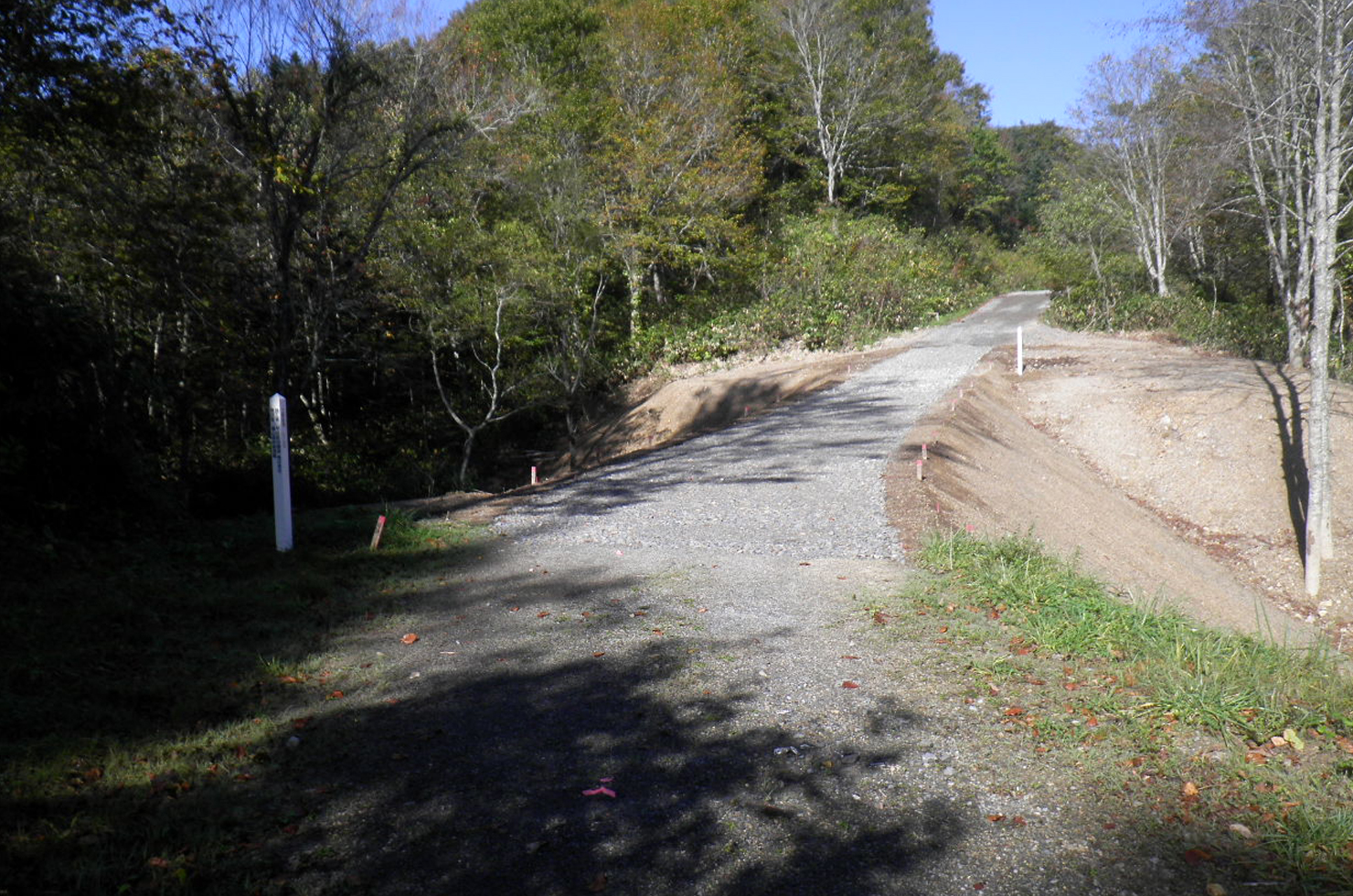 2021板小屋林道カノコ沢支線災害復旧工事