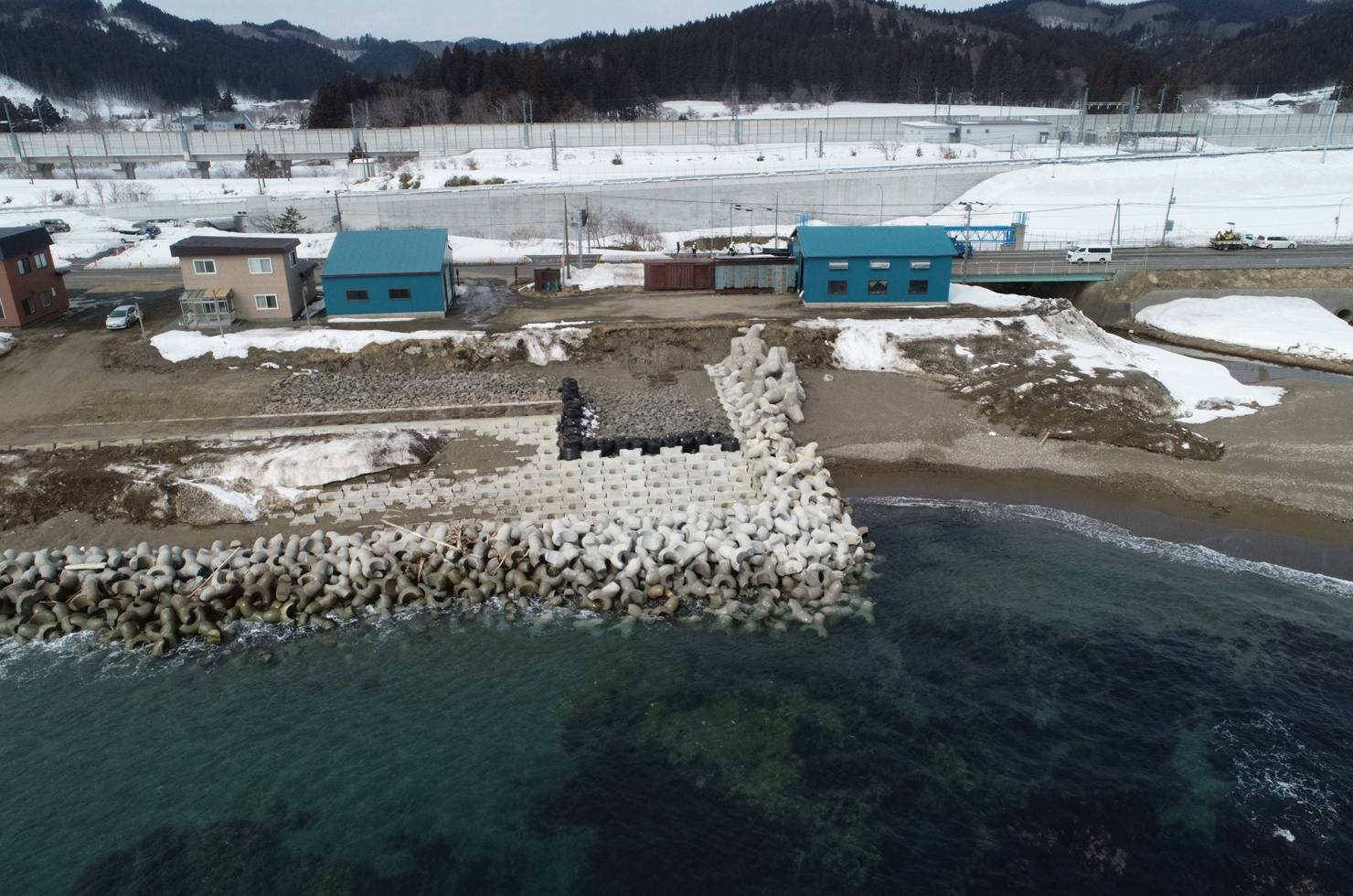 2021木古内漁港海岸外道単局部改良工事外